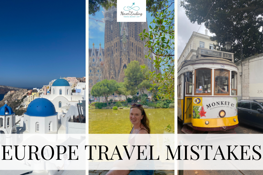 europe travel mistakes